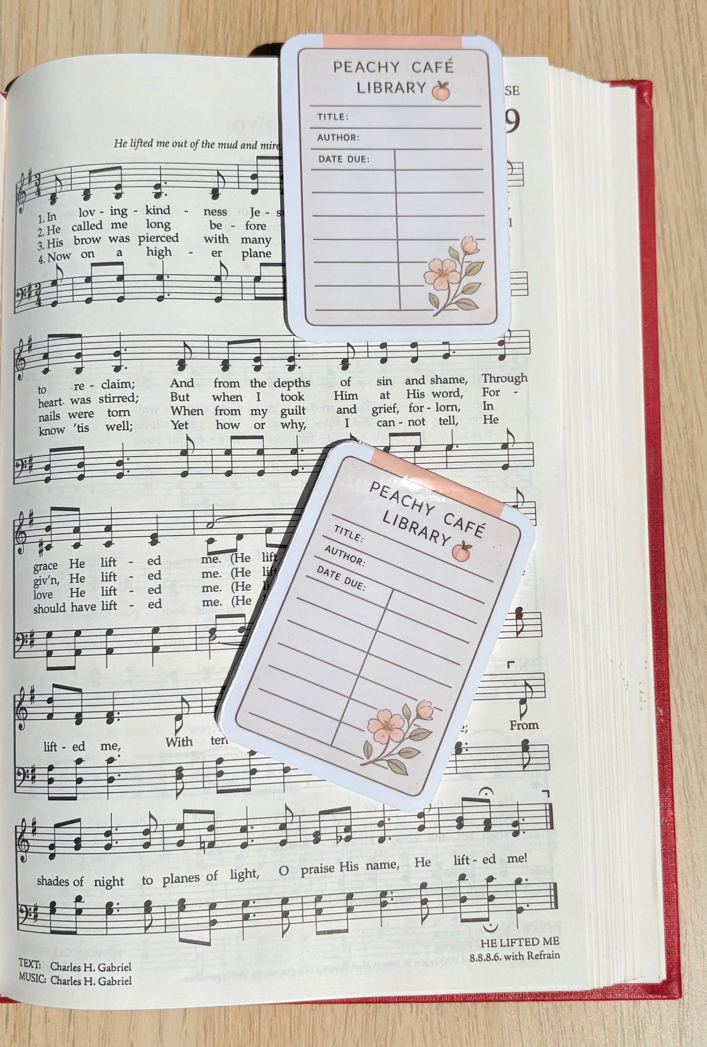 Library Card Magnetic Bookmark | Book Lover & Reader Gift