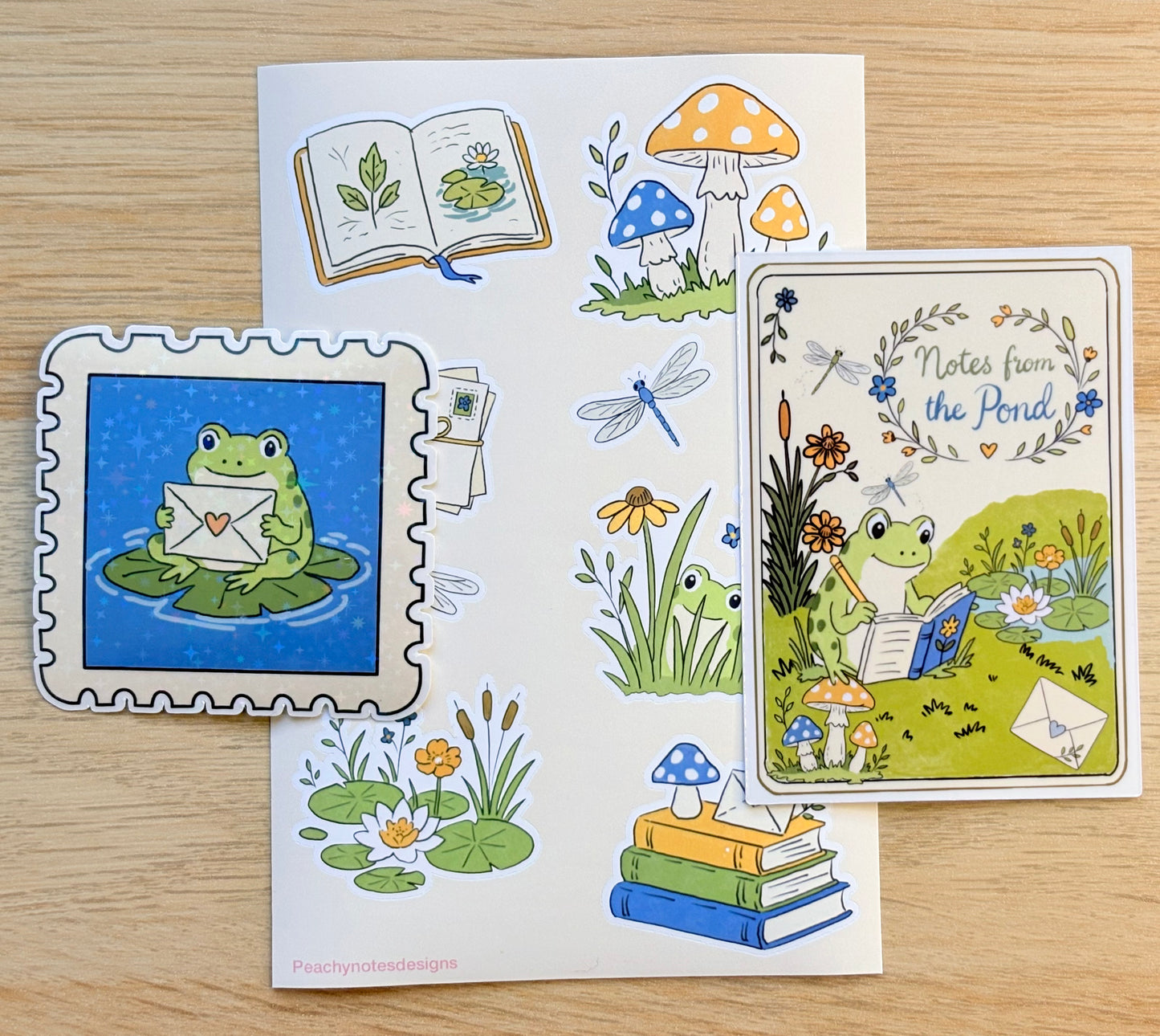 Notes from the Pond Journaling Kit | Peachy Journaling Club