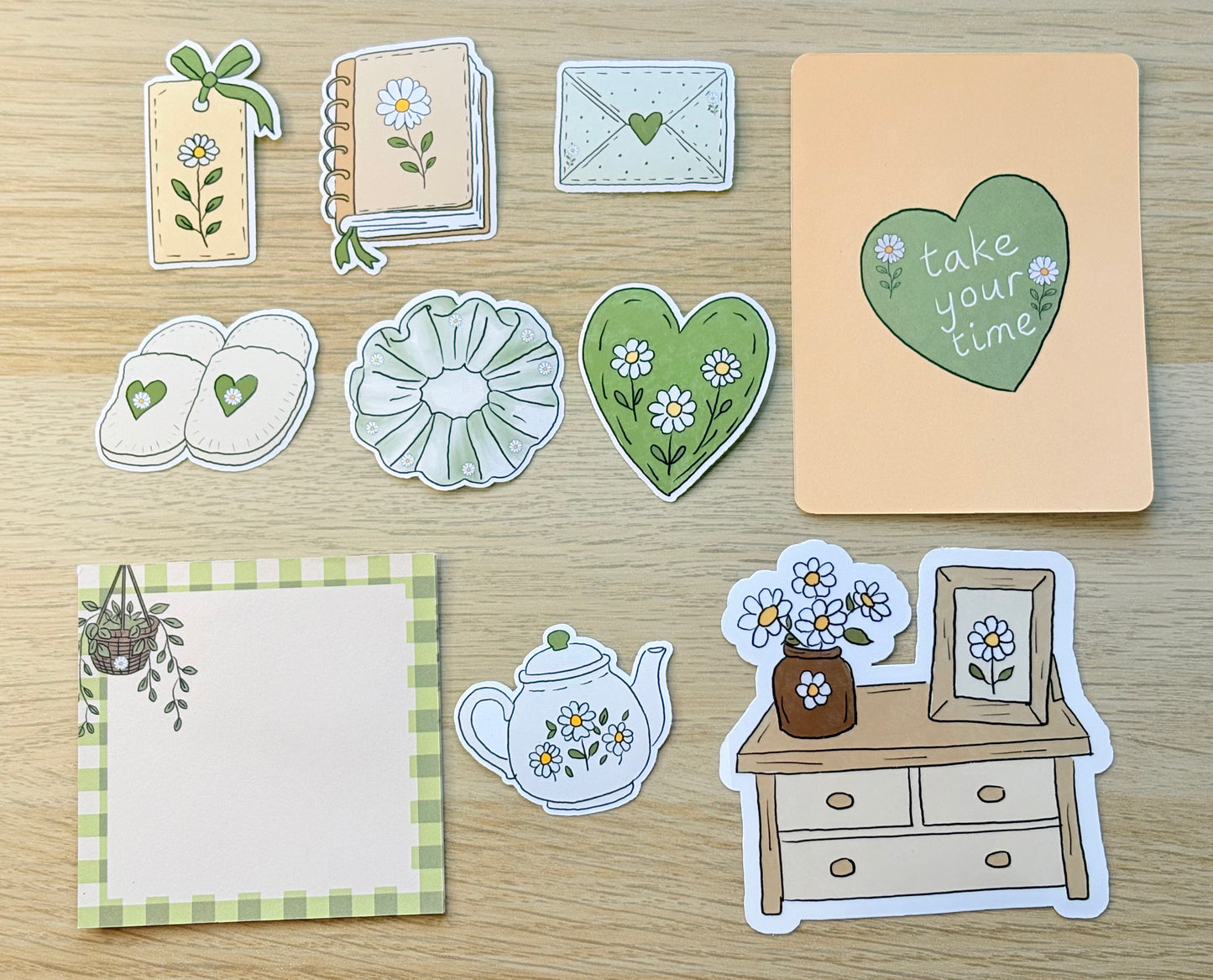 Slow Morning Notes Journaling Kit | Papers, Stickers & Memo Pages