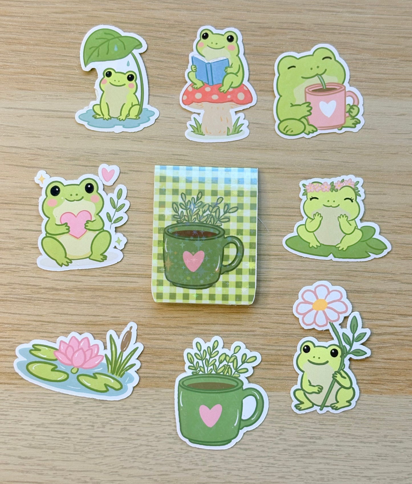 Frog Journaling Kit | Stickers, Papers, Vellum & Cards