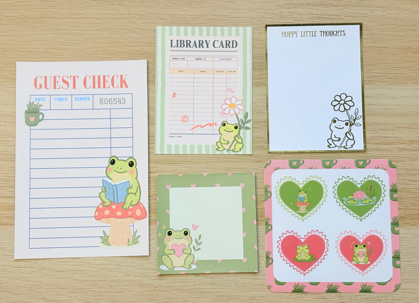 Frog Journaling Kit | Stickers, Papers, Vellum & Cards