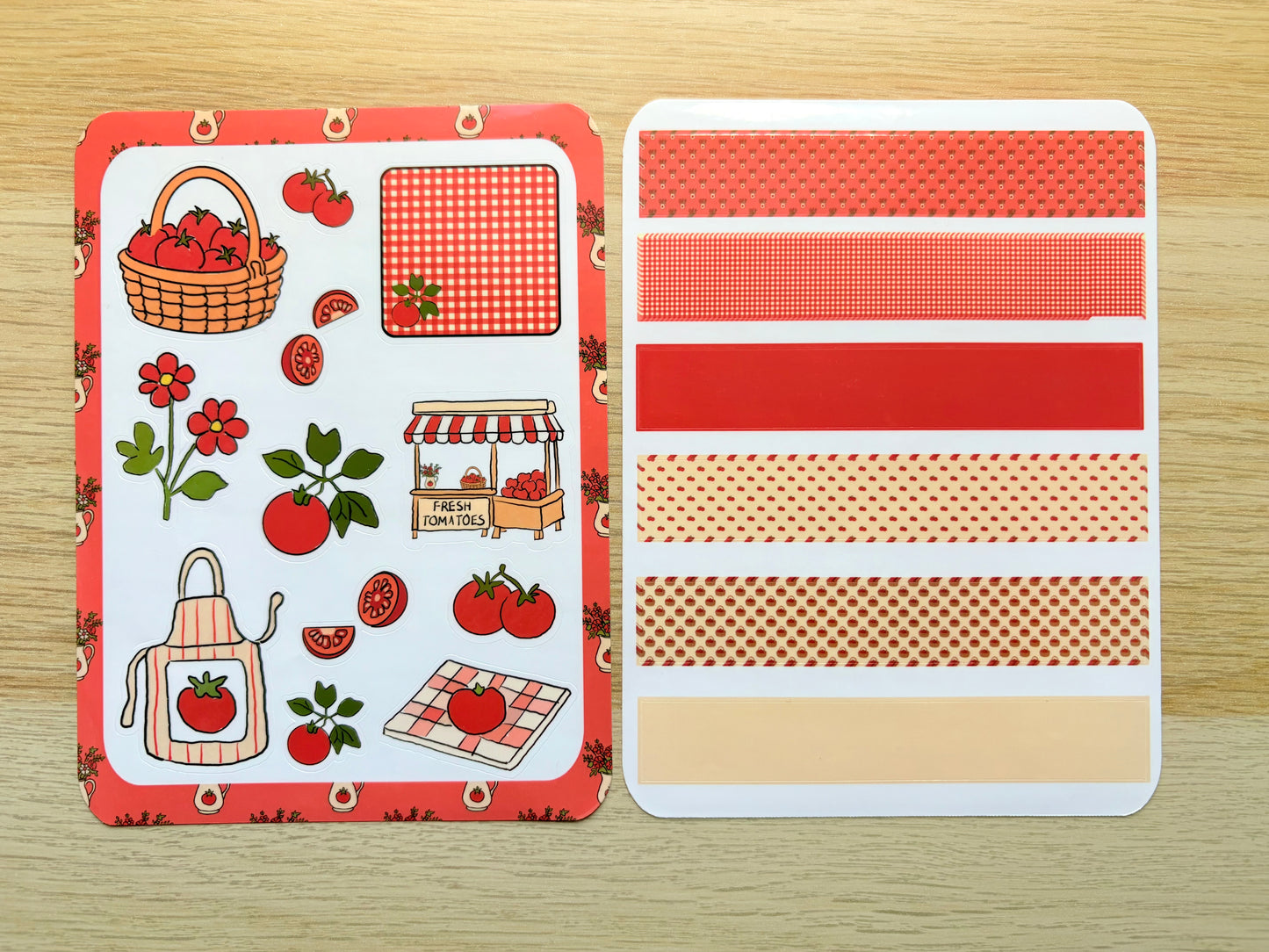 Summer Tomatoes Journaling Kit | Papers & Stickers
