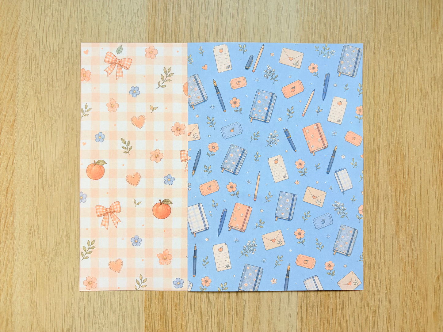Peachy Cafe Morning Journaling Kit | Coffee Stickers