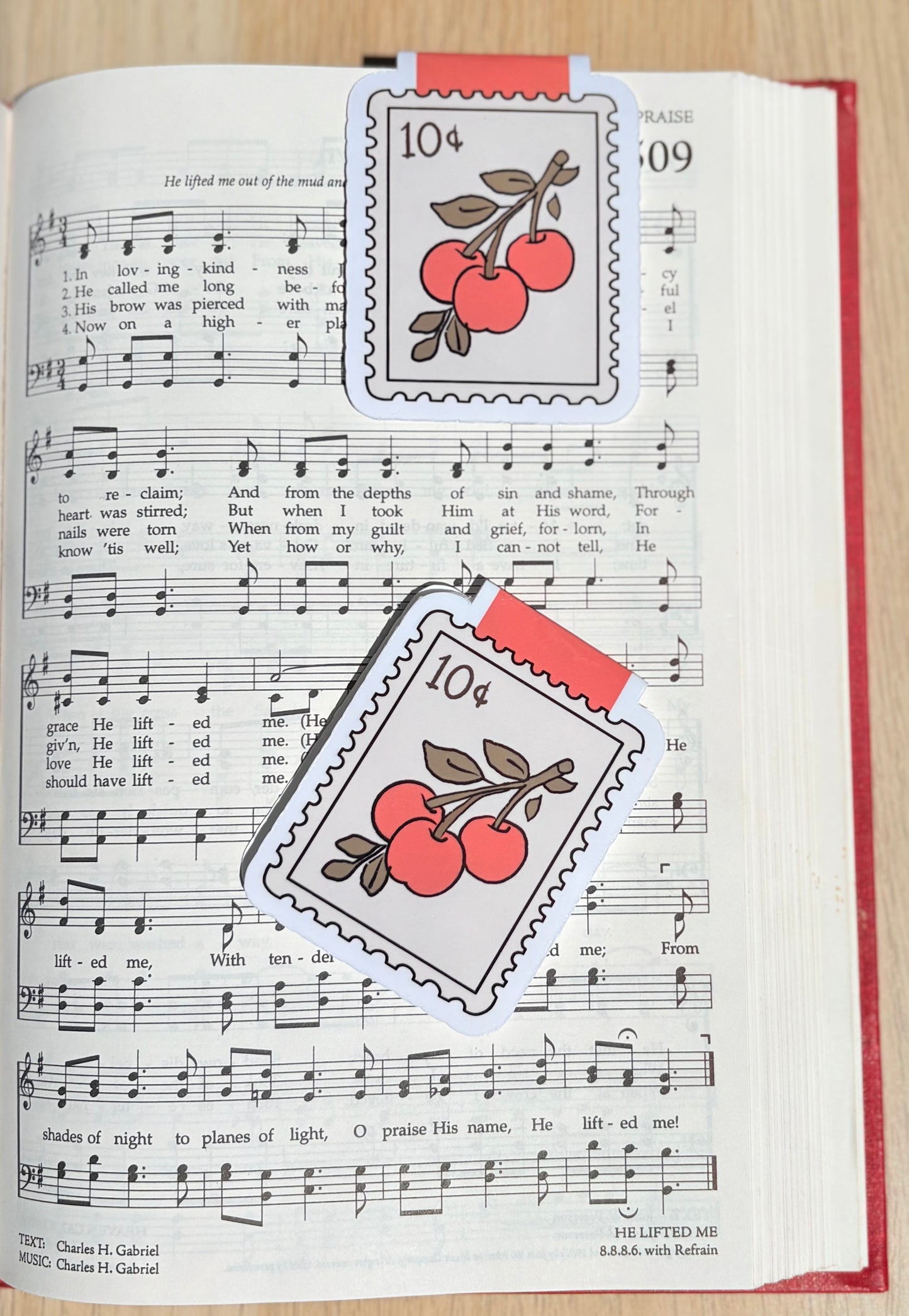 Apple Branch Magnetic Bookmark | Fall Book Lover Gift