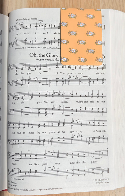 Fall Floral Magnetic Bookmark | Autumn Book Lover Gift