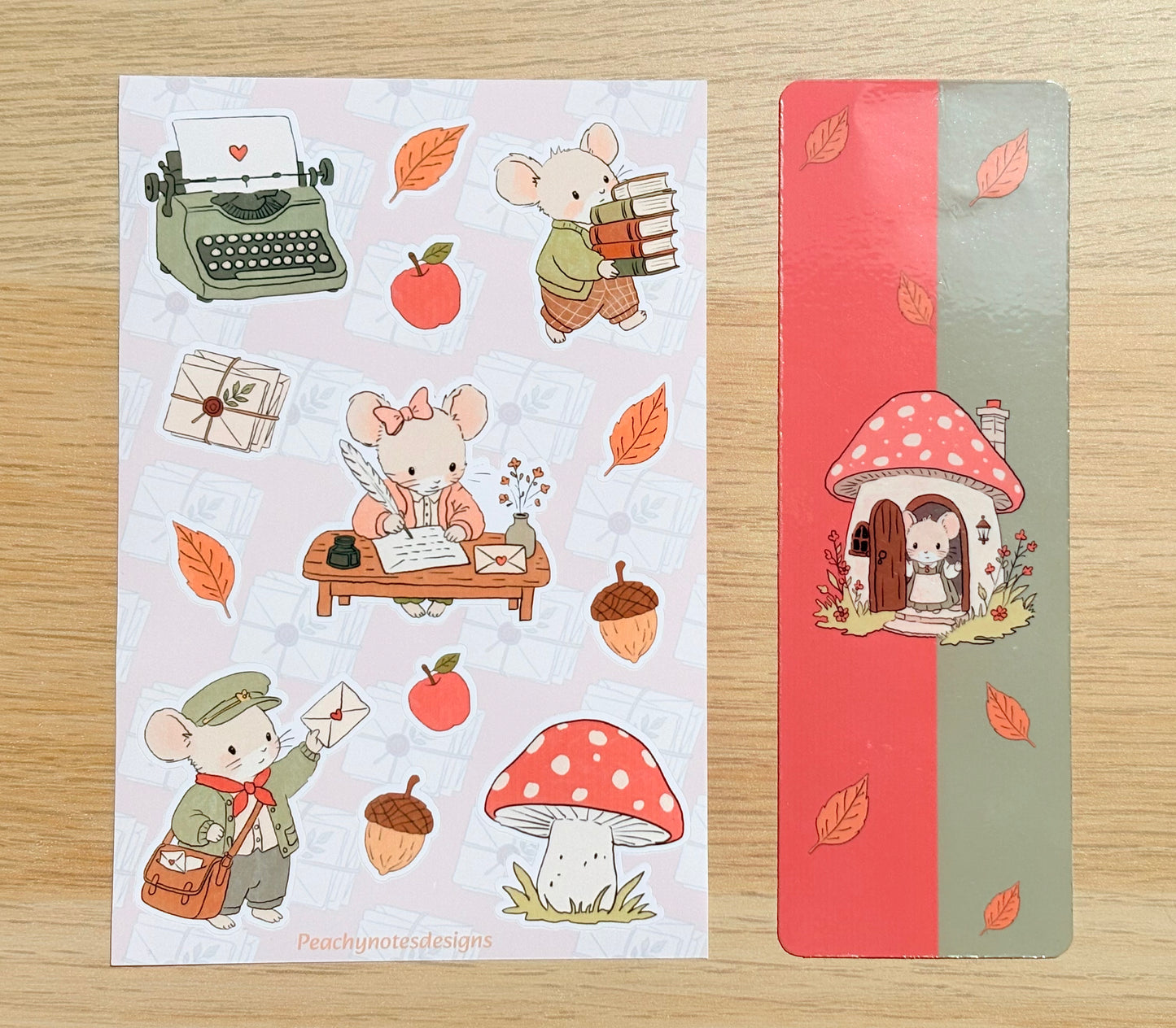 Little Mouse Letter Club Journaling Kit | Stickers & Papers
