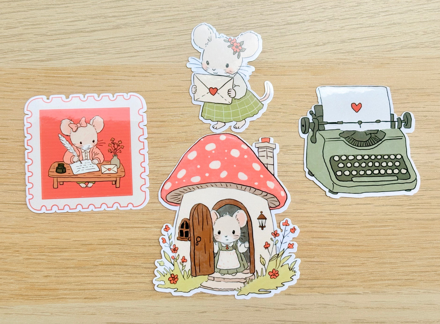 Little Mouse Letter Club Journaling Kit | Stickers & Papers