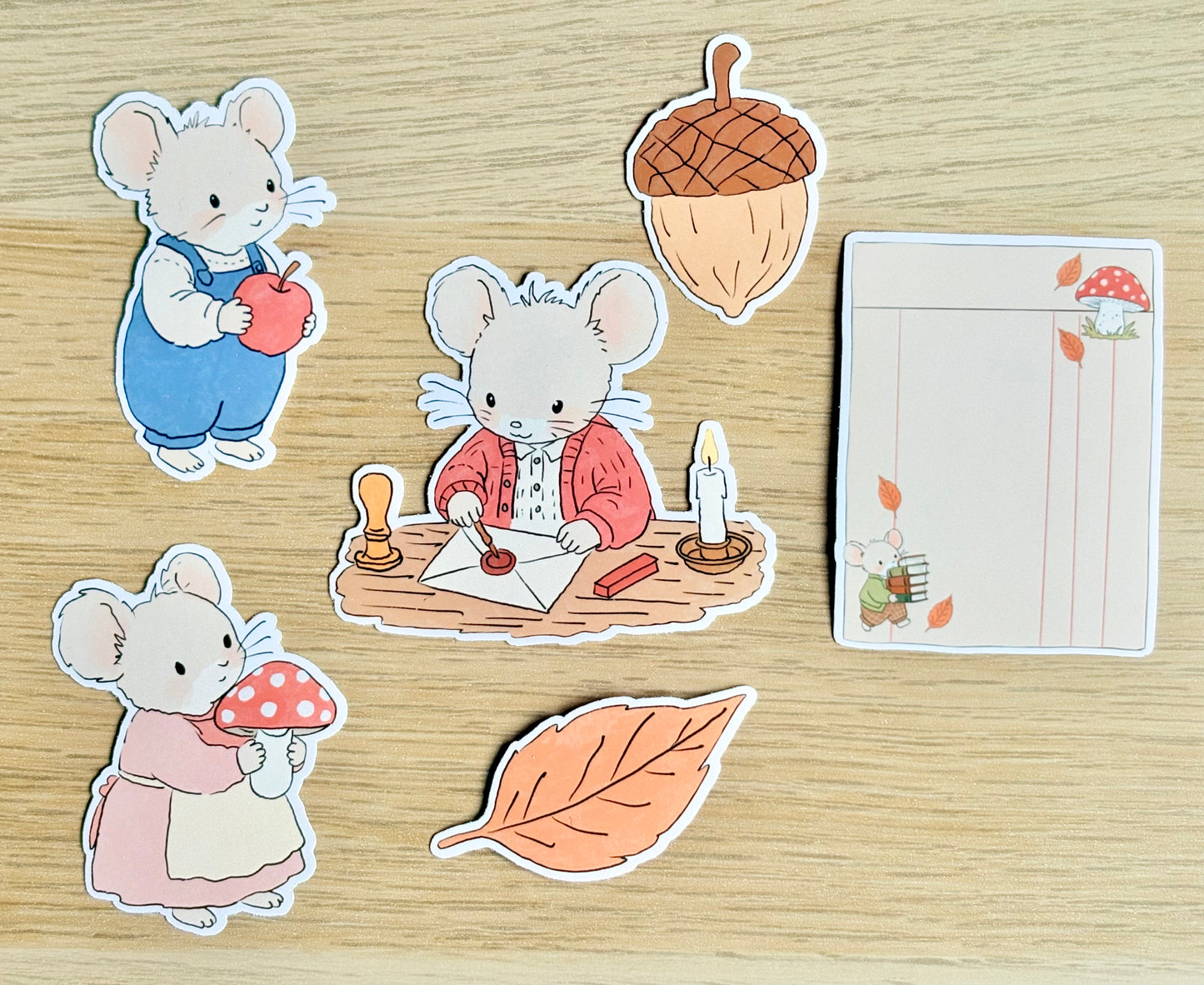 Little Mouse Letter Club Journaling Kit | Stickers & Papers