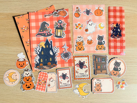 Kawai Halloween Journaling & Junk Journal Kit