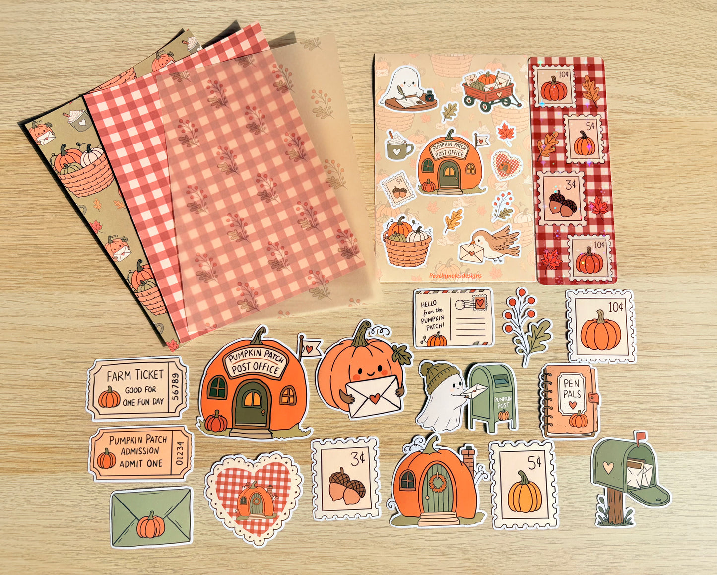 Pumpkin Patch Penpals Fall Journaling & Junk Journal Kit