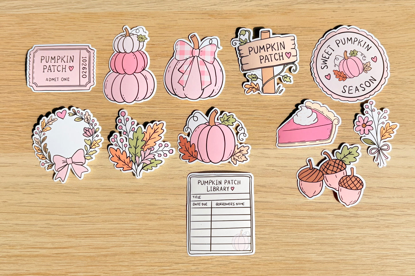 Pink Pumpkins Fall Journaling & Junk Journal Kit